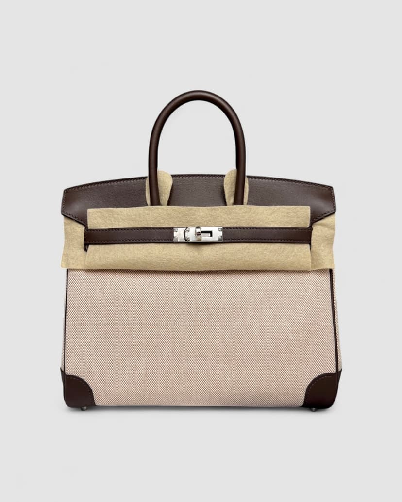 Hermes Birkin 25 Toile